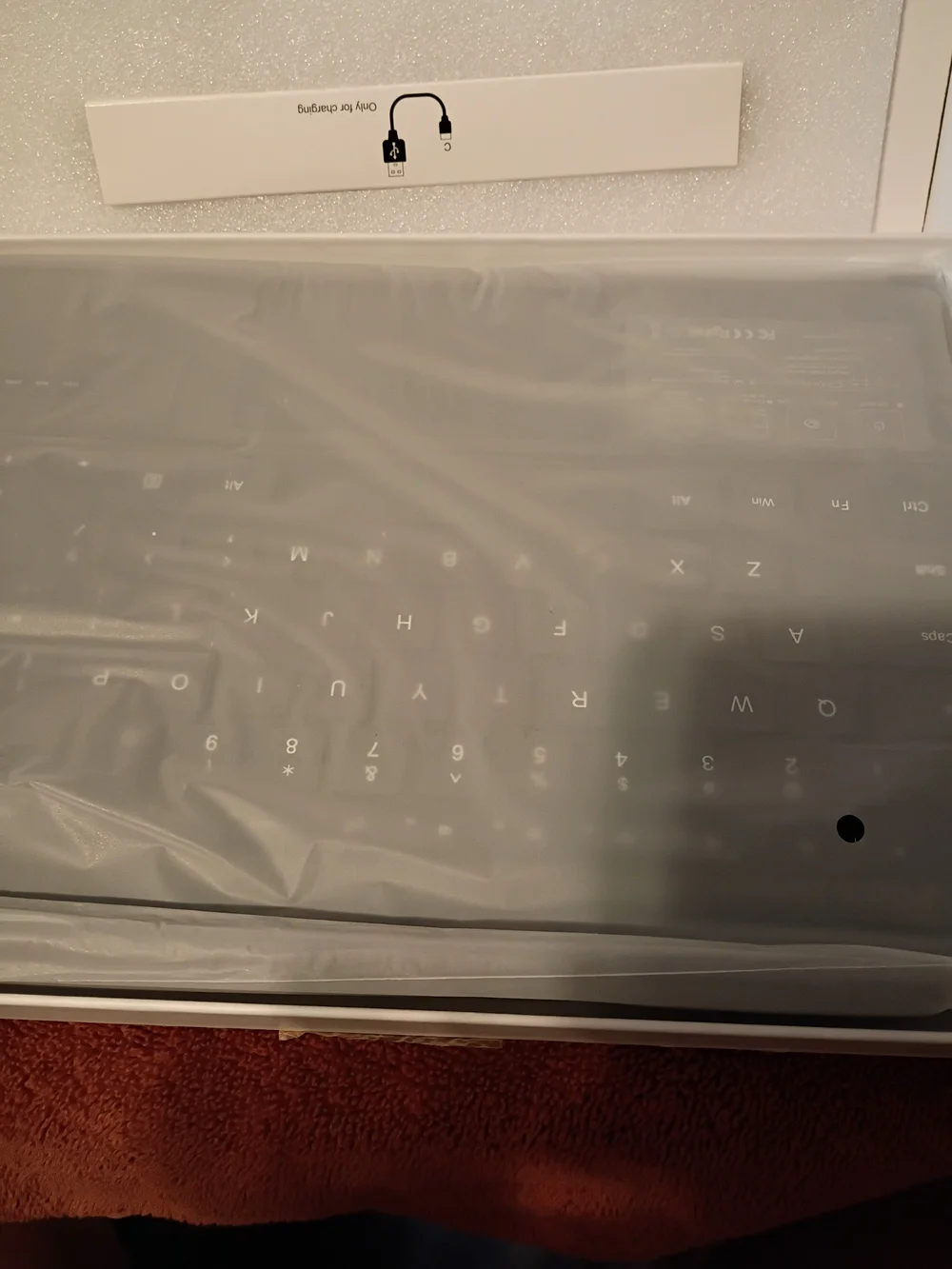 Microsoft Black Tablet Keyboard Case with Integrated Keyboard